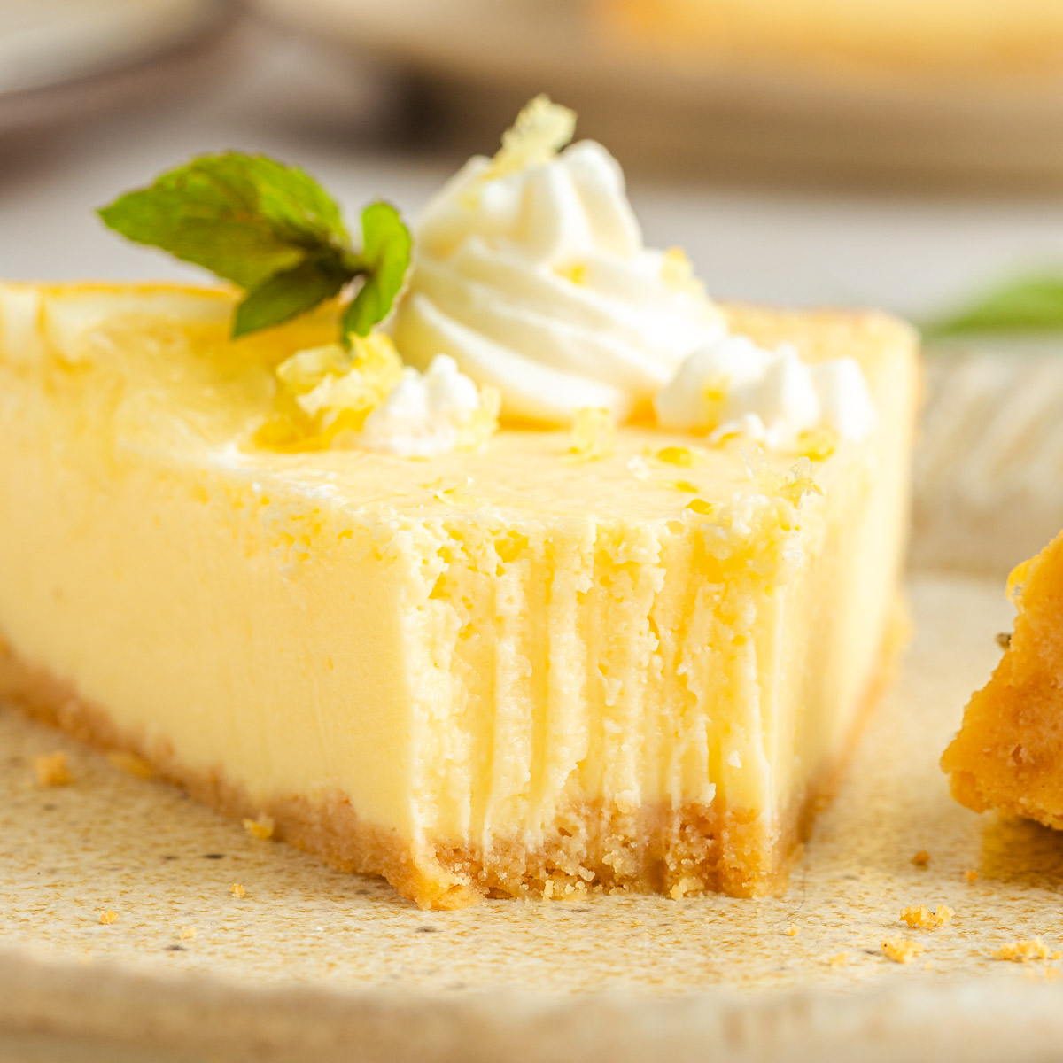 Zesty Sugar-Free Lemon Mousse Tart with Almond Crust