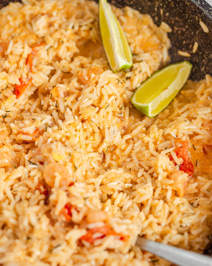 Basmati Risotto One-Pan Basmati Rice Risotto with Tender Shrimp
