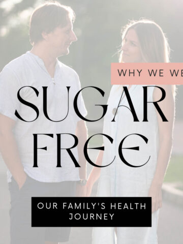 Title image with a couple in the background holding hands.